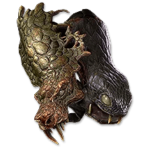 スネークバイト トゲ付きの弓籠手