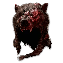 スターコンジャの頭 皮張りのフード