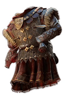 赤のコート チェインメイル