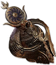 黒い太陽の紋章 覆われた大兜