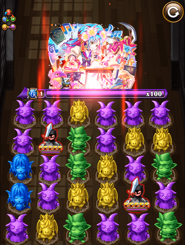 青春のクラリッサの初期盤面