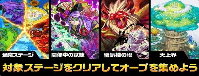 オーブの集め方
