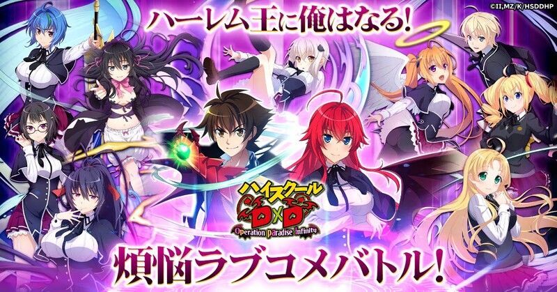 ハイスクールD×D Operation paradise infinity メインビジュアル