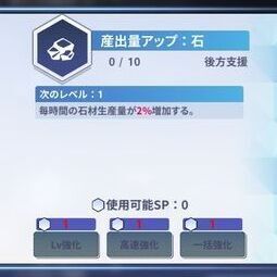 産出量アップ石