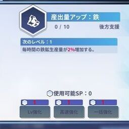 産出量アップ鉄