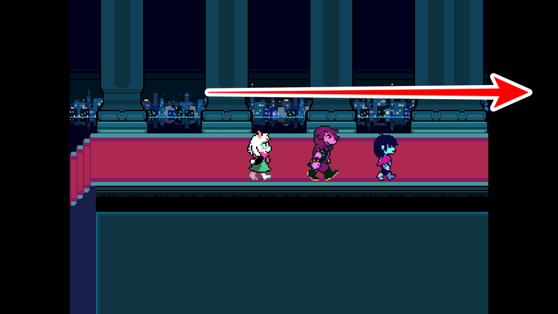 セーブポイントから右に進む