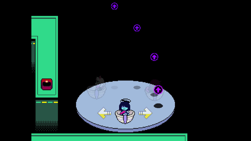 ティーカップがあるので乗る1