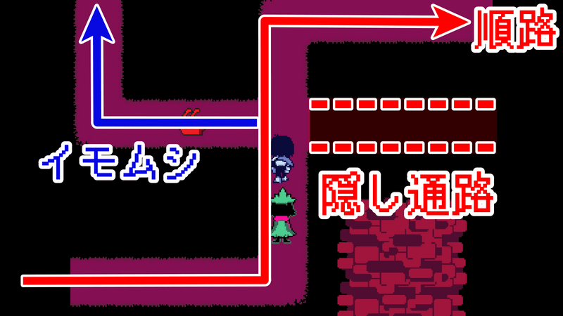 イモムシ分岐