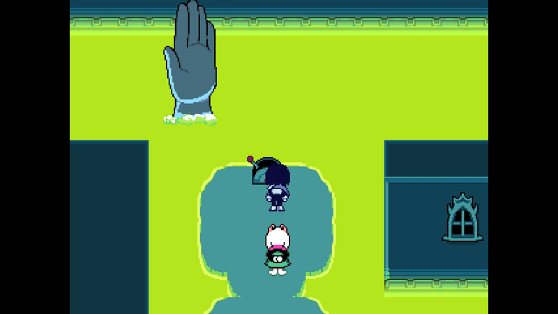 左上に進んでスイッチを押す