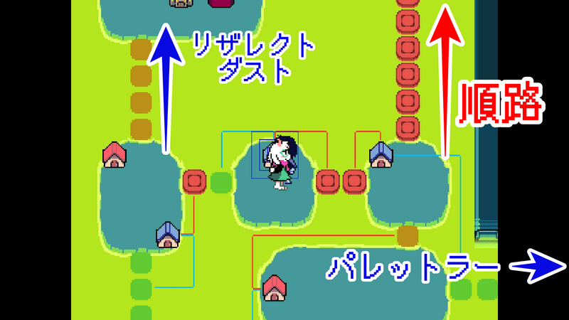 床の色を変えながら右に進む