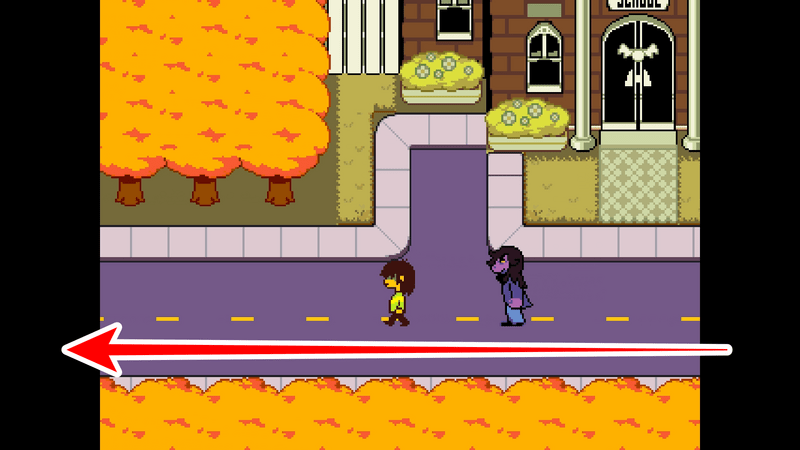 街中を自由に探索