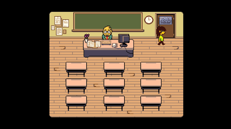 授業後に教室を出る