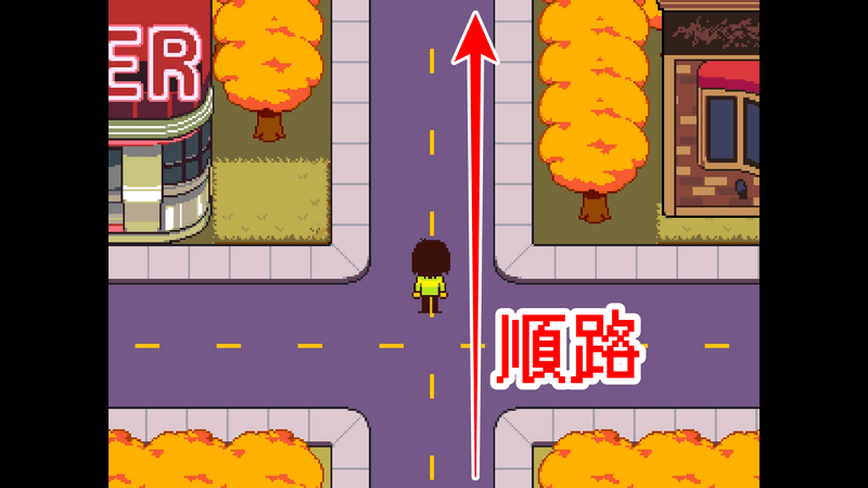 道路上