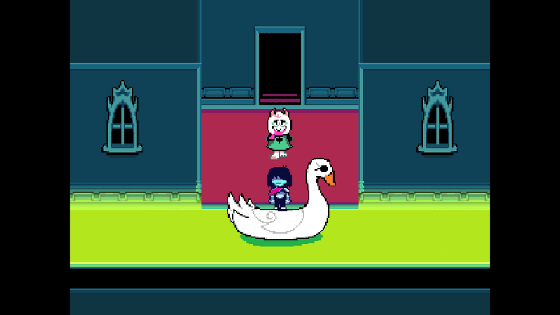 スワンボートに乗る2