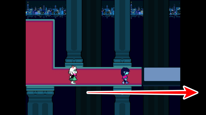 セーブポイントから右に進む