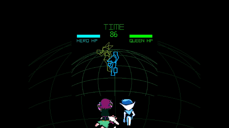 クイーンとのボクシングゲームバトル