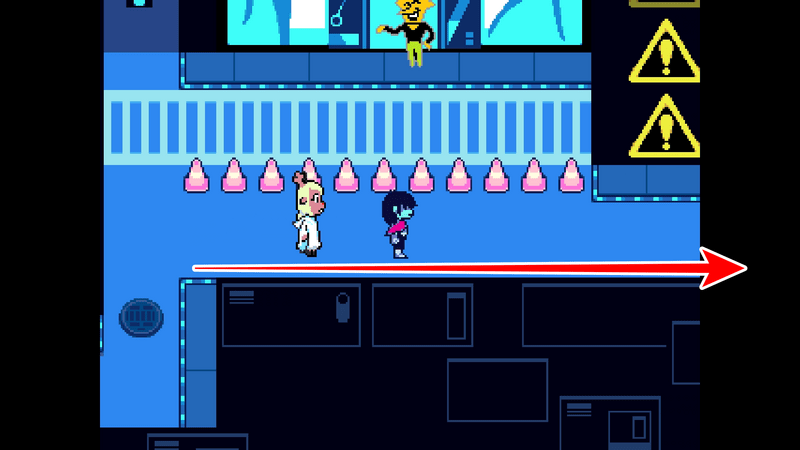 上下通路の合流地点