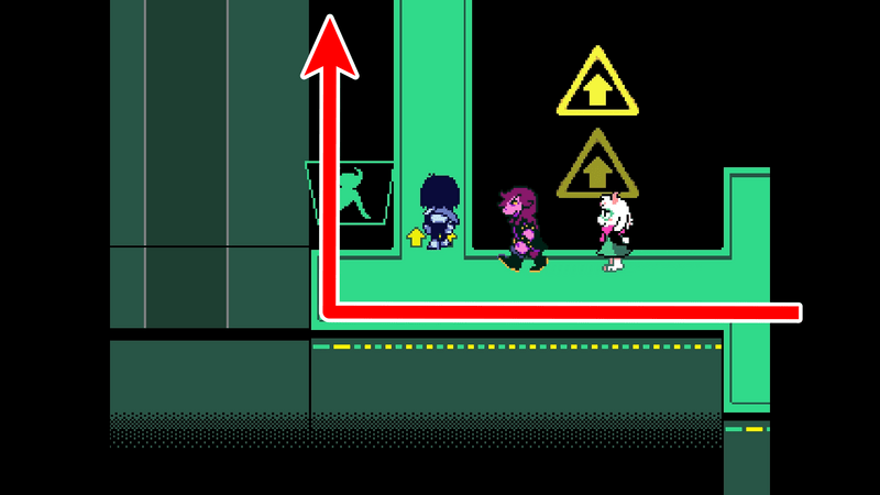 前のエリアに戻り、上の通路に進む