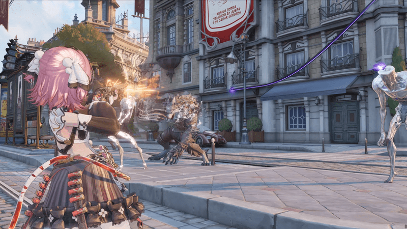 フウの戦闘シーン