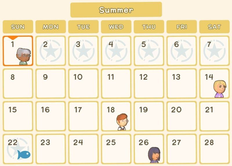 夏のイベントカレンダー