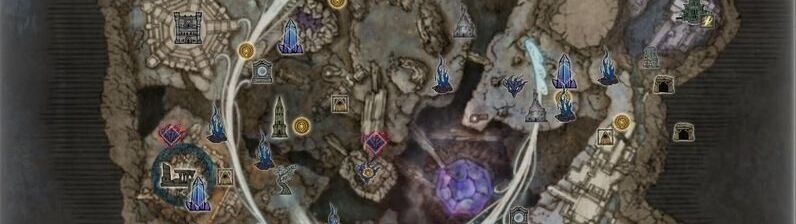 共鳴する結晶の地図アイコン