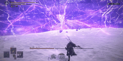 竜巻終了時の範囲攻撃に注意