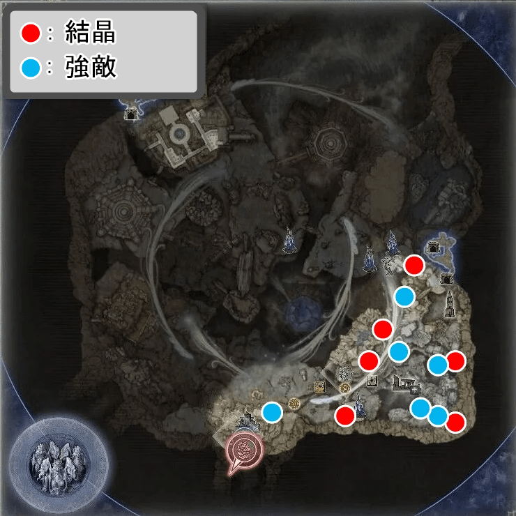 大空洞の下層マップ