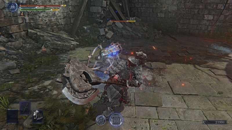 特大武器で豪快に戦う