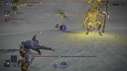 リブラ戦の戦闘画面