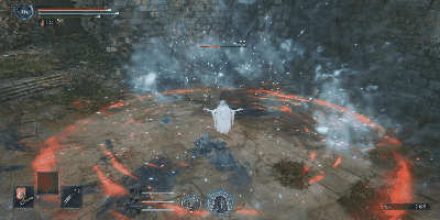 アーツの霊炎爆発モーション