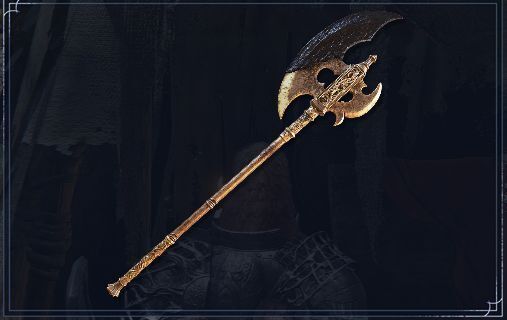 ガーゴイルの黒斧槍