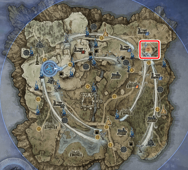 闇に飲まれた黄金カバの位置