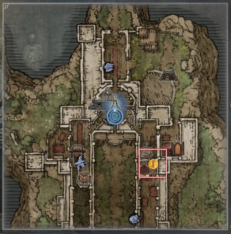 召使人形の位置