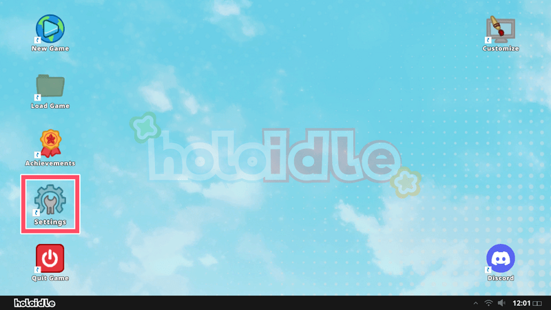 デスクトップ画面