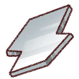 キラキラのガラス