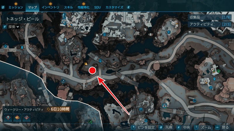 モーリスのブラックマーケットの場所_マップ（拡大版）