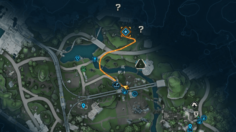 発射エリア地図