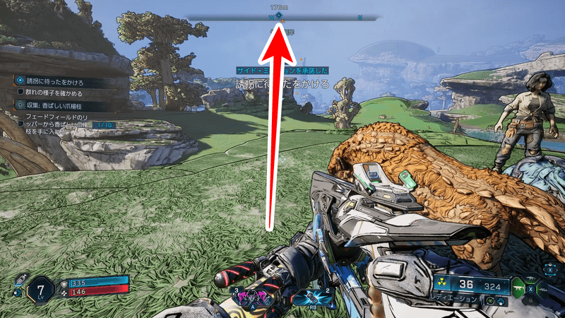 ワイルドホーンについて行く