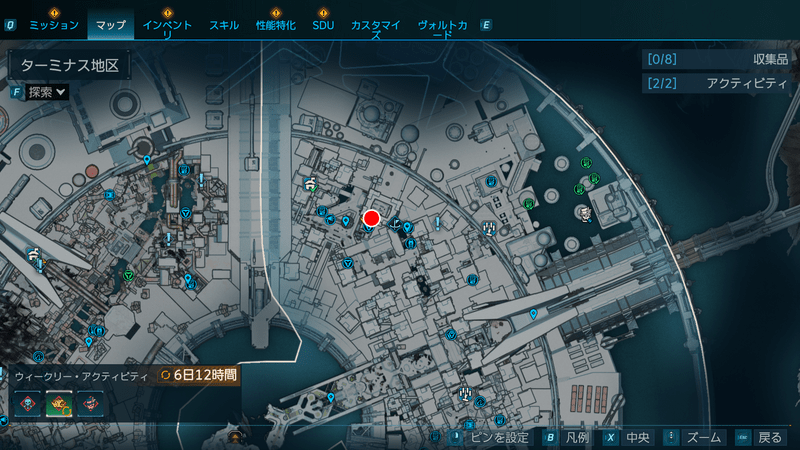 モーリスのブラックマーケットの場所_マップ（拡大版）