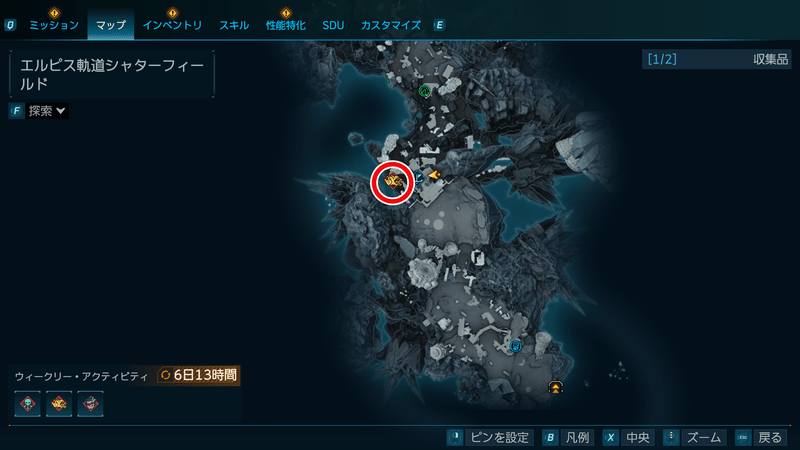 モーリスのブラックマーケットの場所_マップ（拡大版）