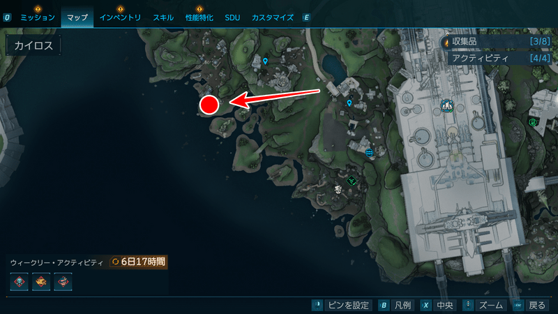 モーリスのブラックマーケットの場所_マップ（拡大版）