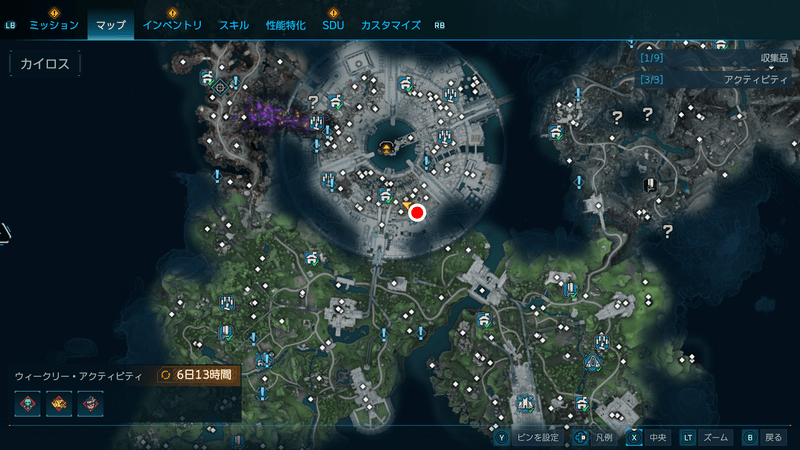 モーリスのブラックマーケットの場所_マップ