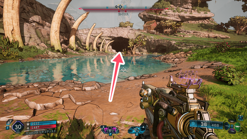 弱気のカイルの放棄された入口