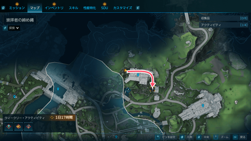 ディープ・セブンのマップ