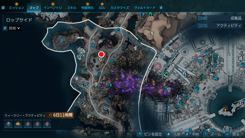 モーリスのブラックマーケットの場所_マップ