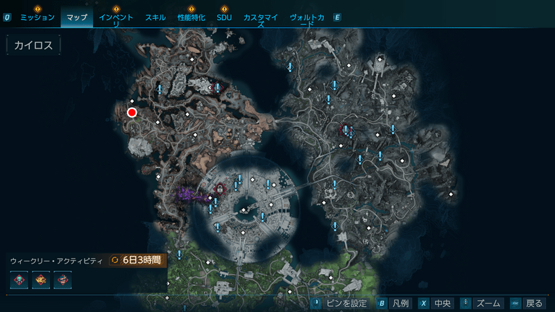 モーリスのブラックマーケットの場所_マップ
