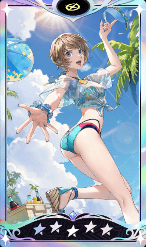 新井素羽・夏日★5