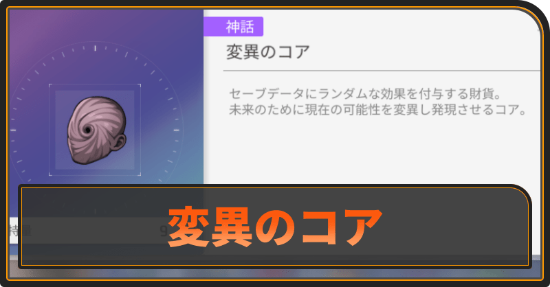 変異のコア