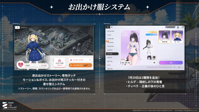 お出かけ服システム