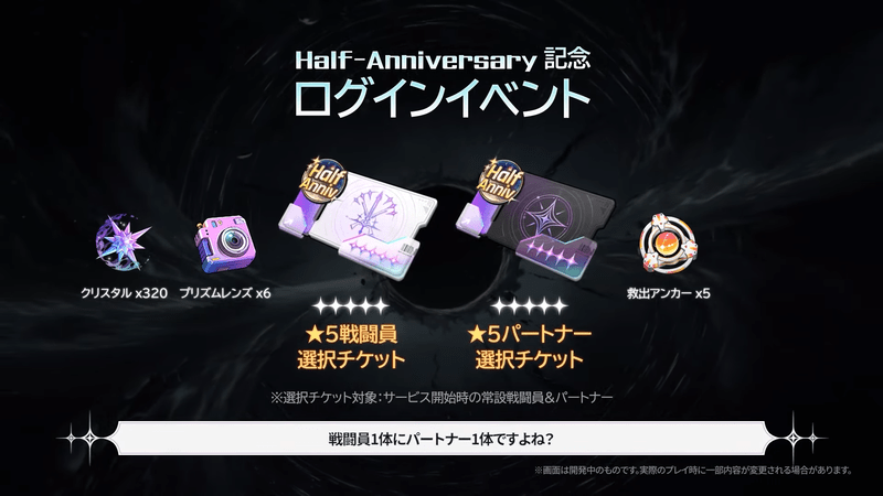 記念ログインイベント